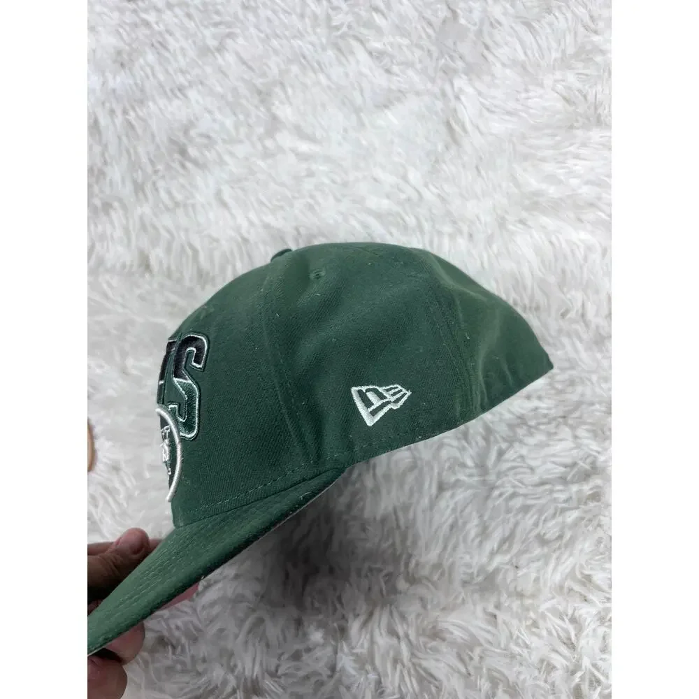 New York Jets Hat Cap Fitted Mens 7 3/4 Green NFL Football New Era 59FIFTY